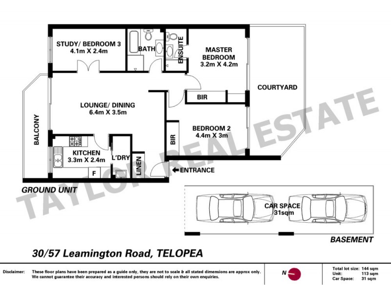 30/57 Leamington Road, Telopea NSW 2117 Floorplan
