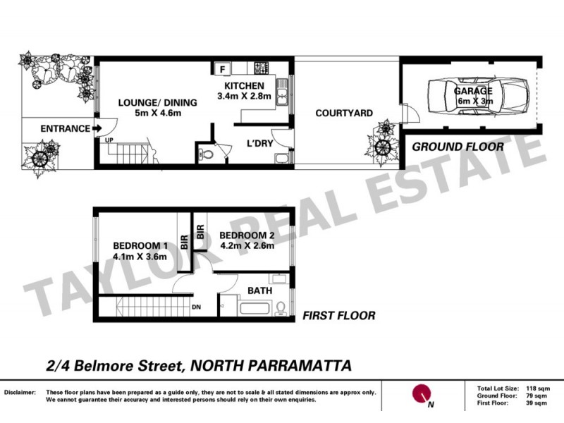 2/4 Belmore Street, North Parramatta NSW 2151 Floorplan
