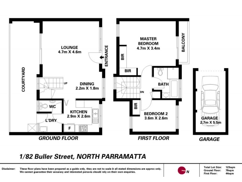 1/82 Buller Street, North Parramatta NSW 2151 Floorplan
