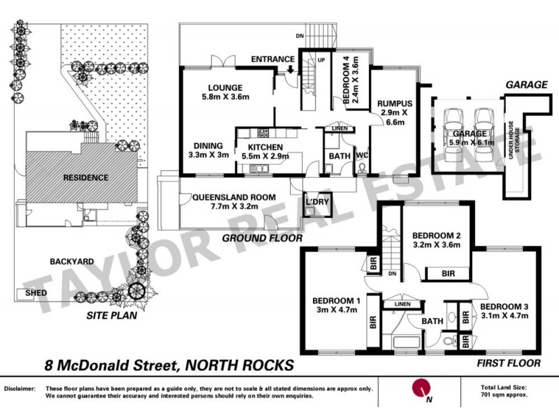 8 McDonald Street, North Rocks NSW 2151 Floorplan