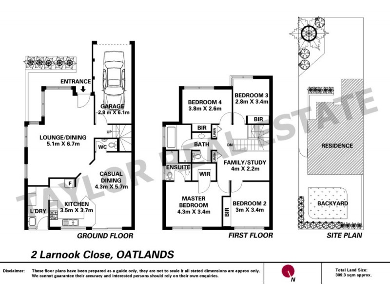 2 Larnook Close, Oatlands NSW 2117 Floorplan