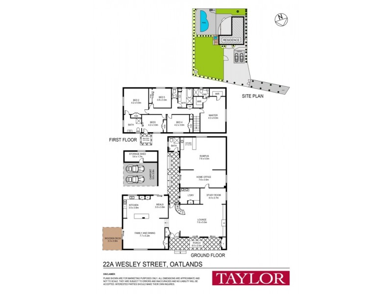 22A Wesley Street, Oatlands NSW 2117 Floorplan