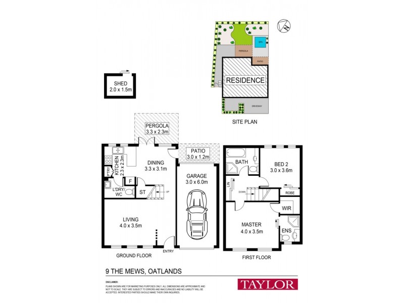 9 The Mews, Oatlands NSW 2117 Floorplan