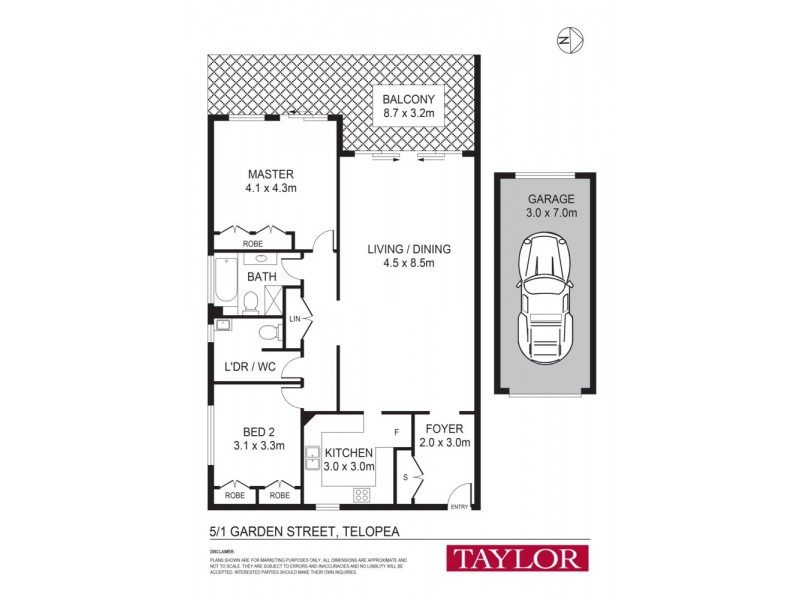 5/1 Garden Street, Telopea NSW 2117 Floorplan