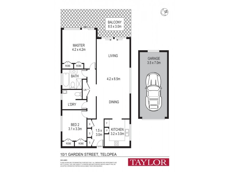 10/1 Garden Street, Telopea NSW 2117 Floorplan