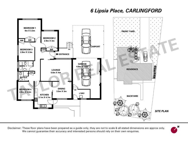 6 Lipsia Place, Carlingford NSW 2118 Floorplan