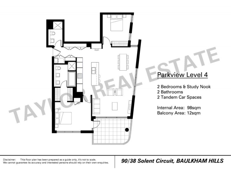 90/38 Solent Circuit, Baulkham Hills NSW 2153 Floorplan