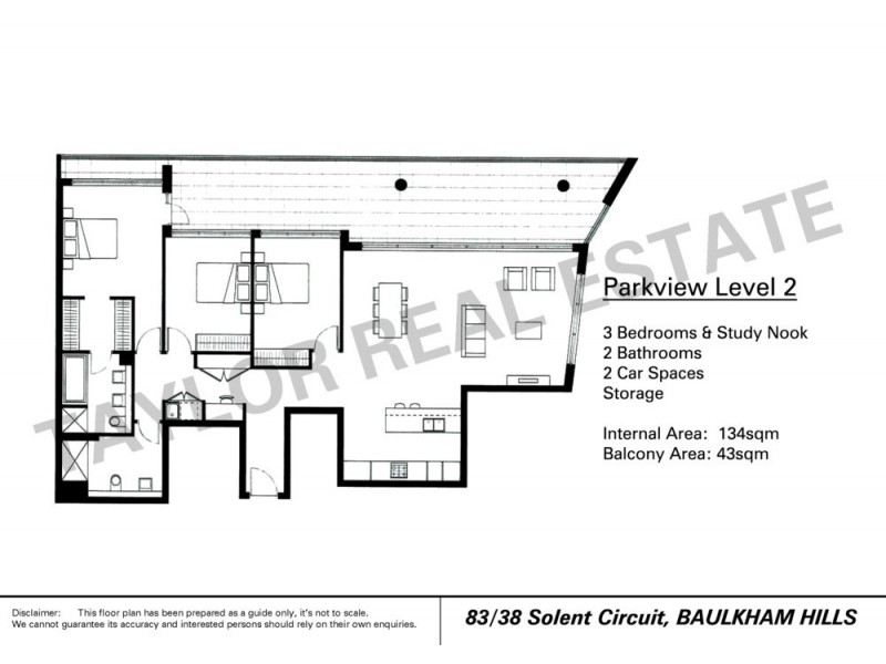 83/38 Solent Circuit, Baulkham Hills NSW 2153 Floorplan