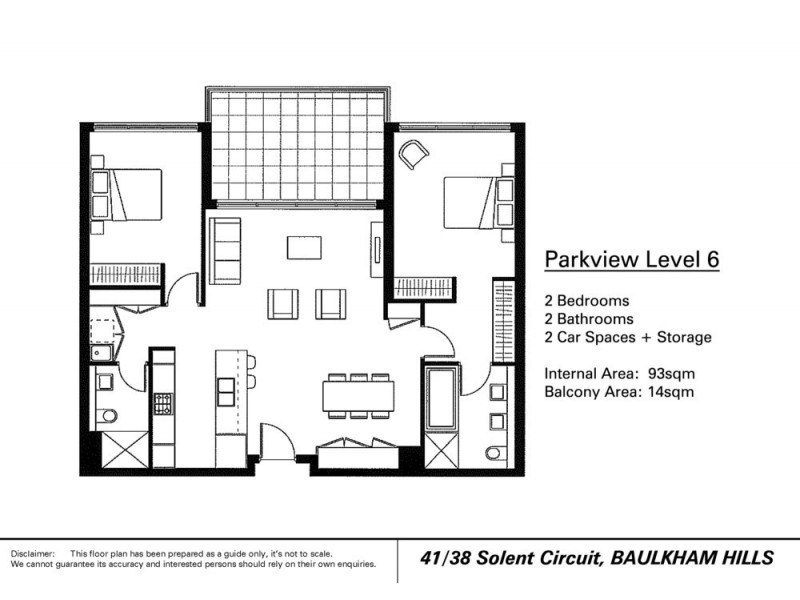 41/38 Solent Circuit, Bella Vista NSW 2153 Floorplan