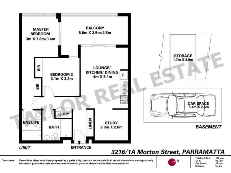 3216/1a Morton Street, Parramatta NSW 2150 Floorplan