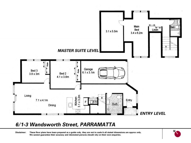 6/1-3 Wandsworth Street, Parramatta NSW 2150 Floorplan
