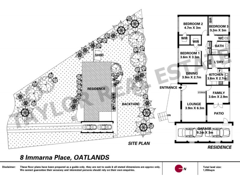 8 Immarna Place, Oatlands NSW 2117 Floorplan