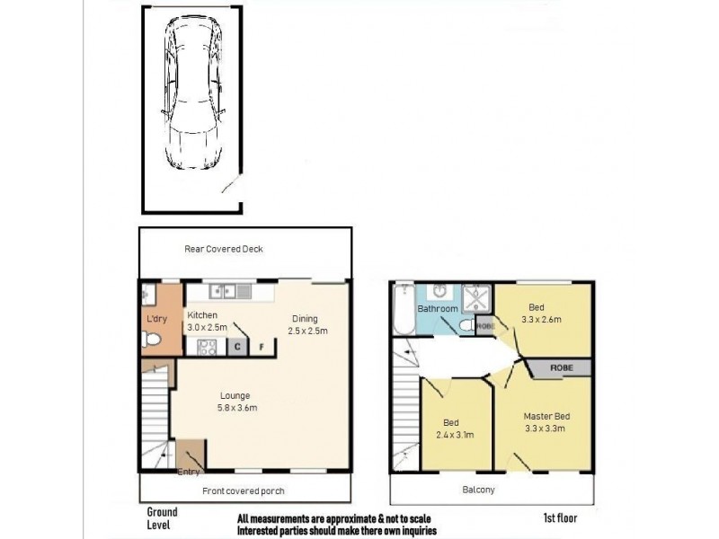 8/4 Richmond Mews, Mardi NSW 2259 Floorplan