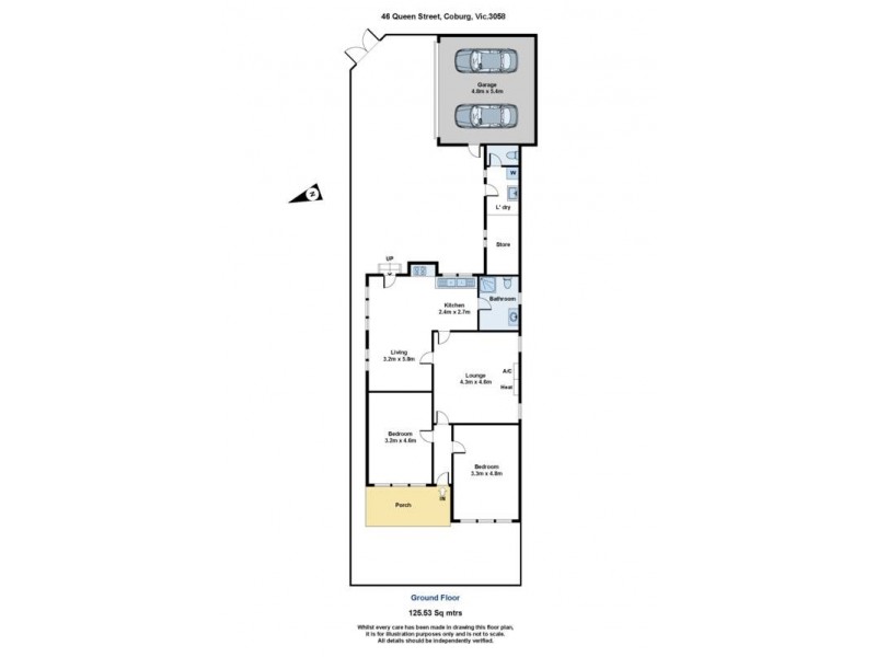 46 Queen Street, Coburg VIC 3058 Floorplan