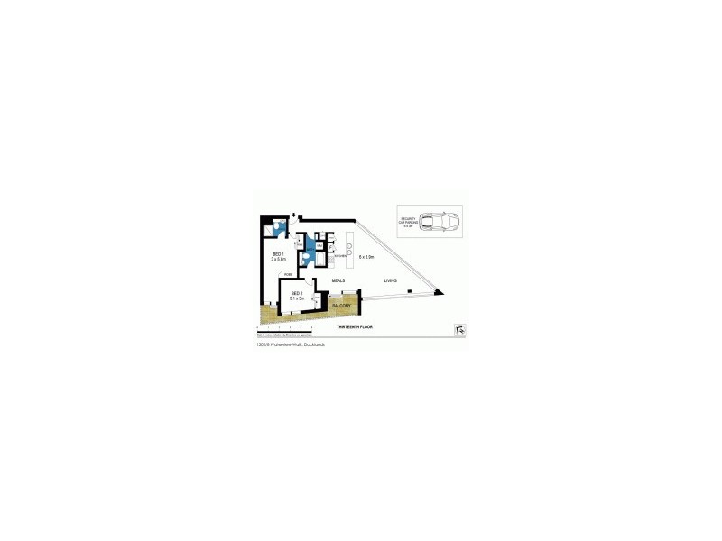 Lvl 17 07/8 Waterview Walk, Docklands VIC 3008 Floorplan
