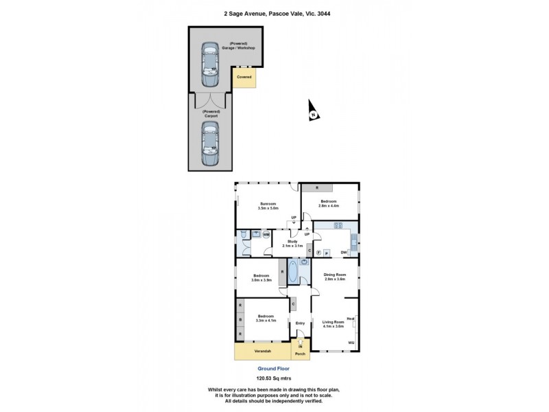 2 Sage Street, Pascoe Vale VIC 3044 Floorplan