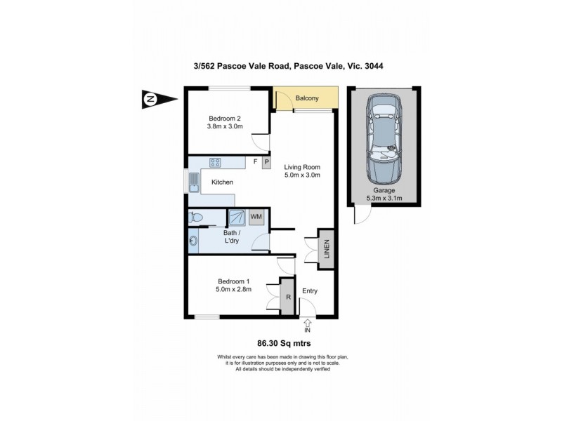 Pascoe Vale VIC 3044 Floorplan