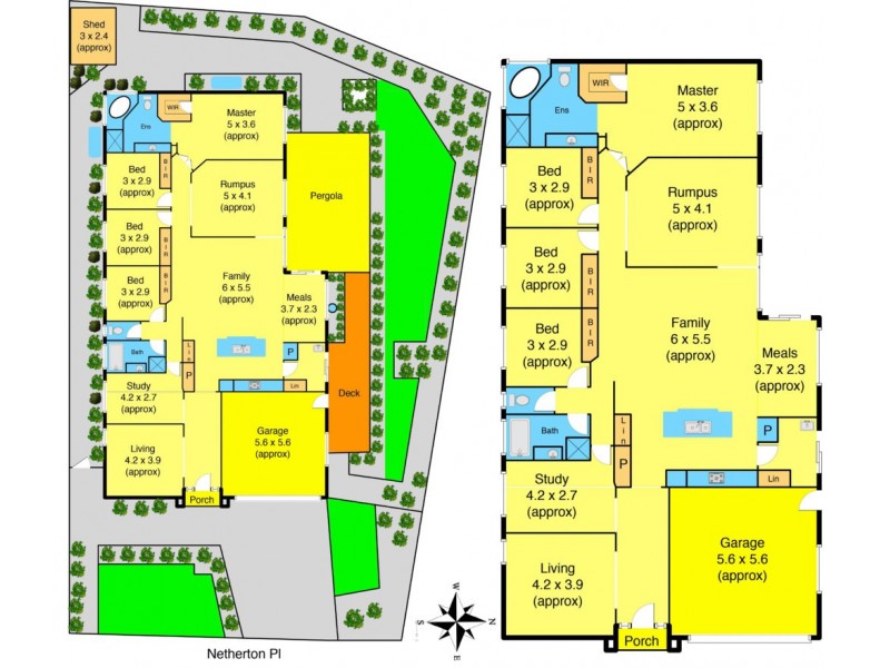 19 Netherton Place, Caroline Springs VIC 3023 Floorplan