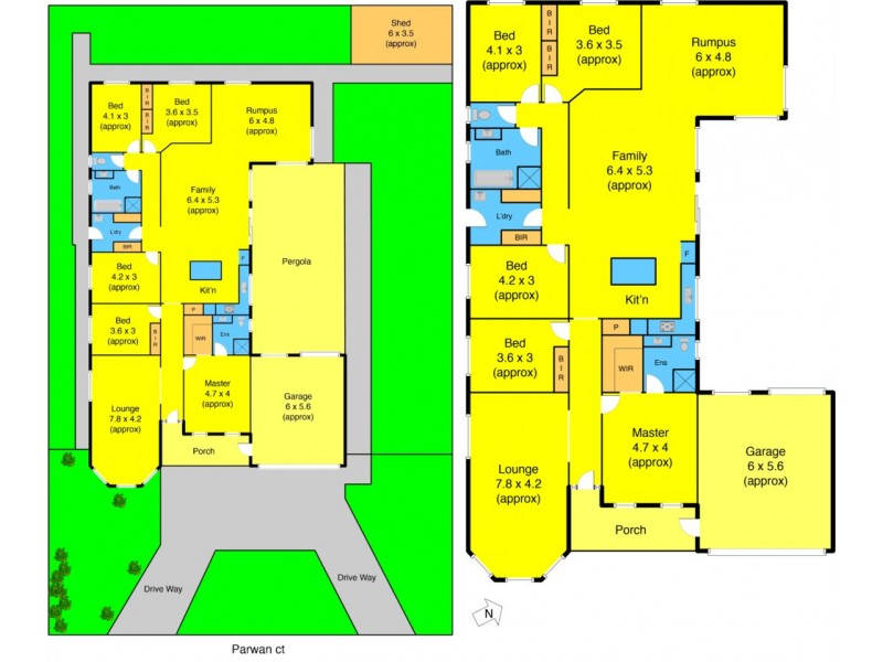7 Parwan Court, Caroline Springs VIC 3023 Floorplan