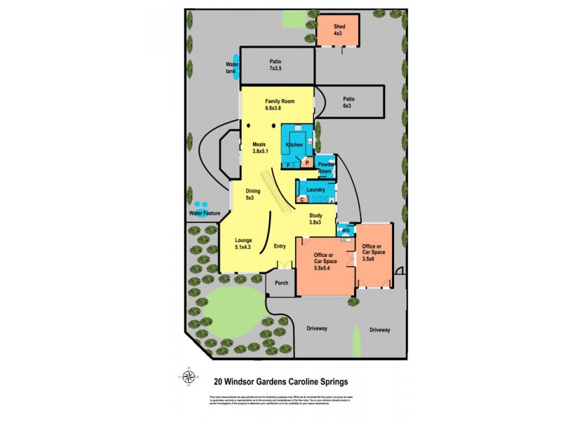 20 Windsor Gardens, Caroline Springs VIC 3023 Floorplan