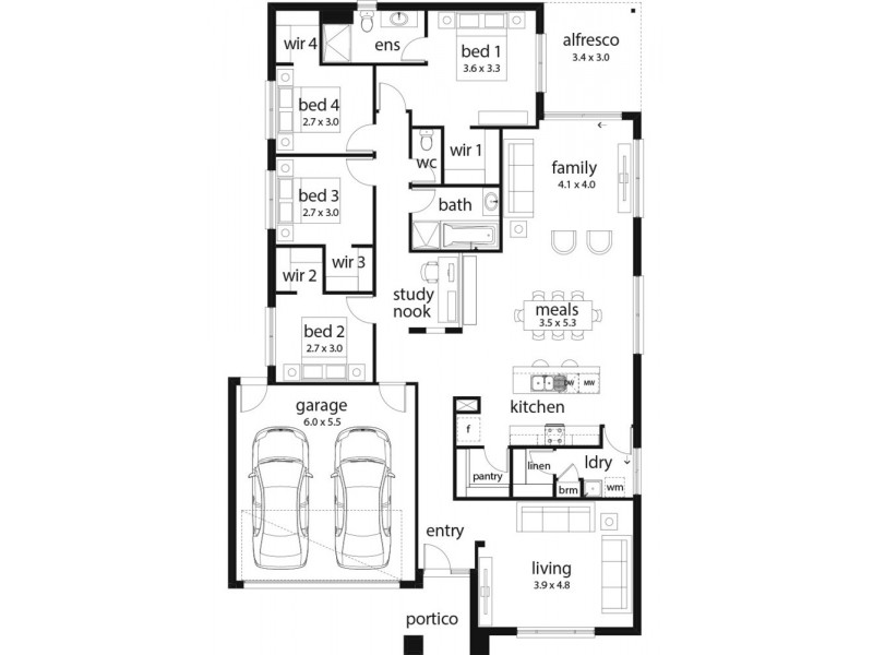 45 Montmarte Boulevard, Burnside VIC 3023 Floorplan