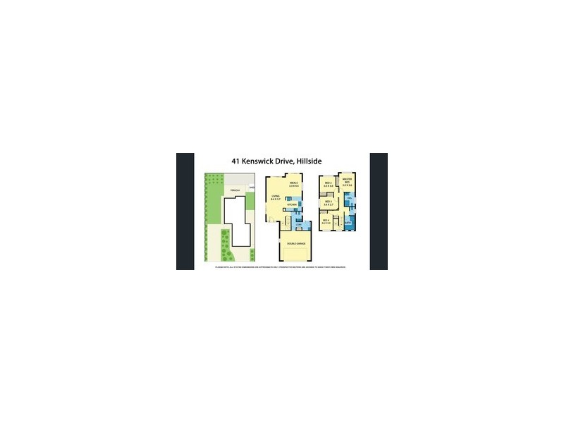 41 Kenswick Drive, Hillside VIC 3037 Floorplan