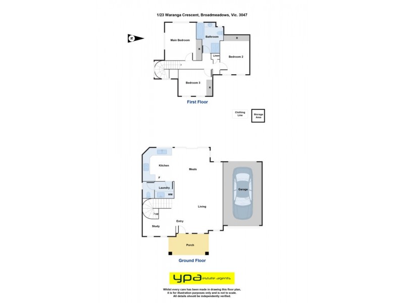 1/23 Waranga Crescent, Broadmeadows VIC 3047 Floorplan