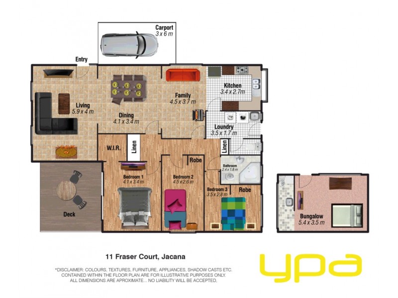 11 Fraser Court, Jacana VIC 3047 Floorplan