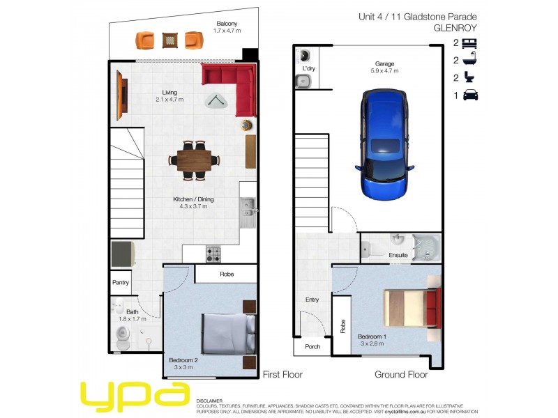 4/11 Gladstone Pde, Glenroy VIC 3046