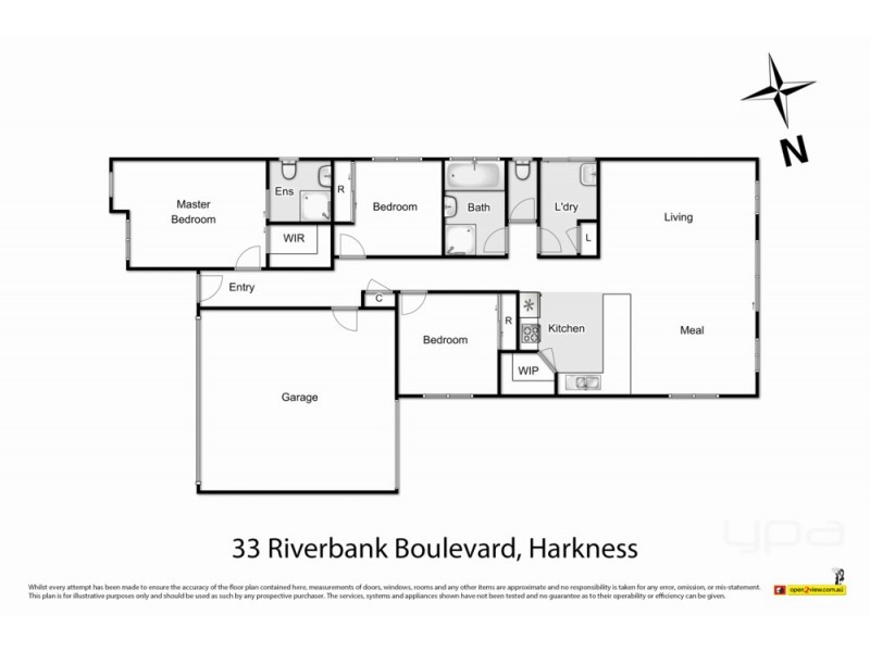 33 Riverbank Boulevard, Harkness VIC 3337 Floorplan