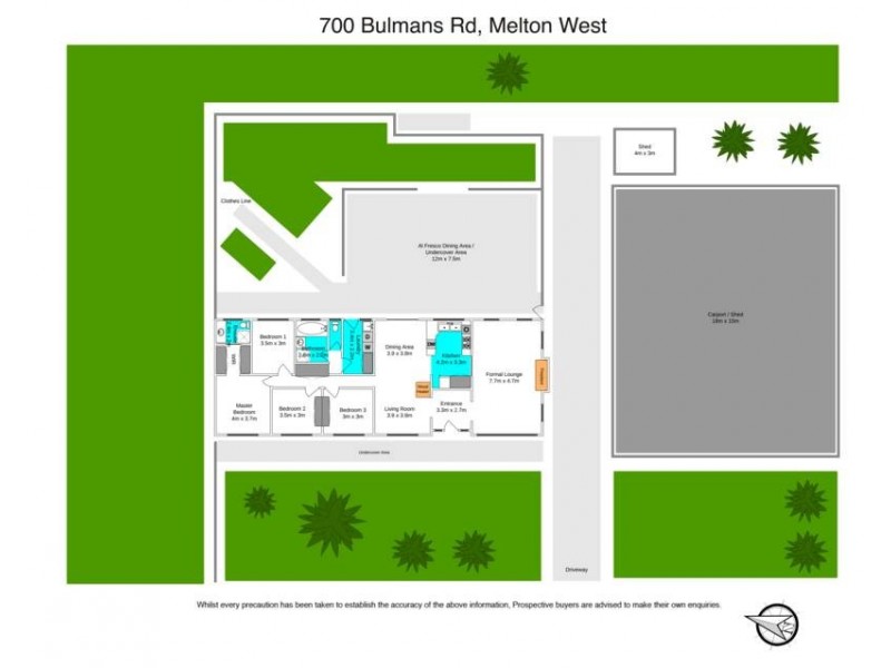 700 Bulmans Road, Melton West VIC 3337 Floorplan