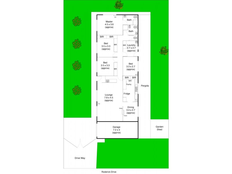 7 Roderick Drive, Kurunjang VIC 3337 Floorplan