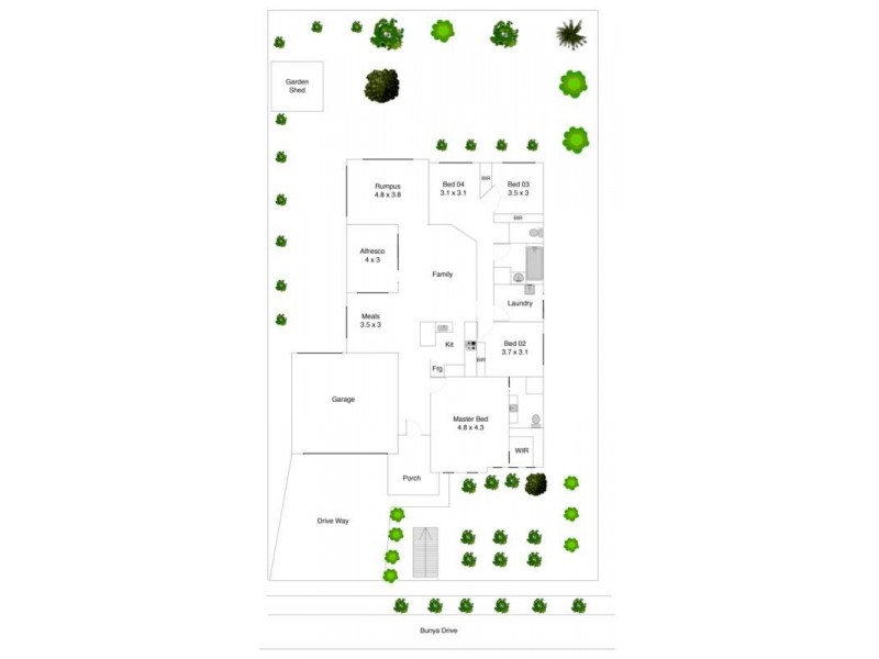 8 Bunya Drive, Brookfield VIC 3338 Floorplan