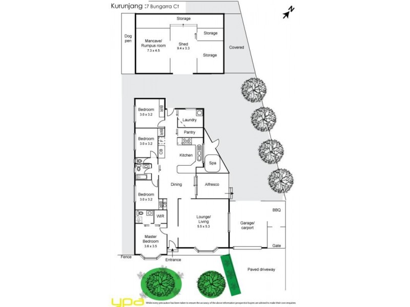 7 Bungarra Court, Kurunjang VIC 3337 Floorplan