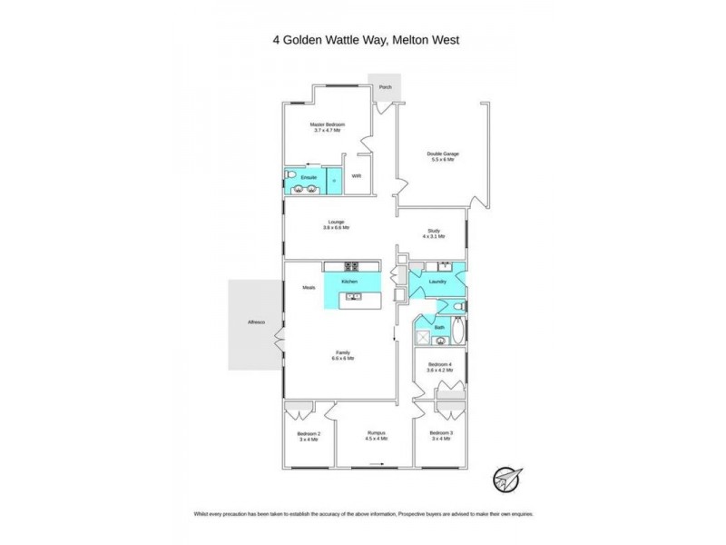 4 Golden Wattle Way, Melton West VIC 3337 Floorplan