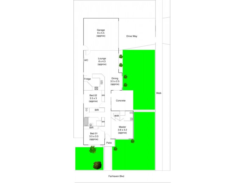 22 Fairhaven Boulevard, Melton West VIC 3337 Floorplan