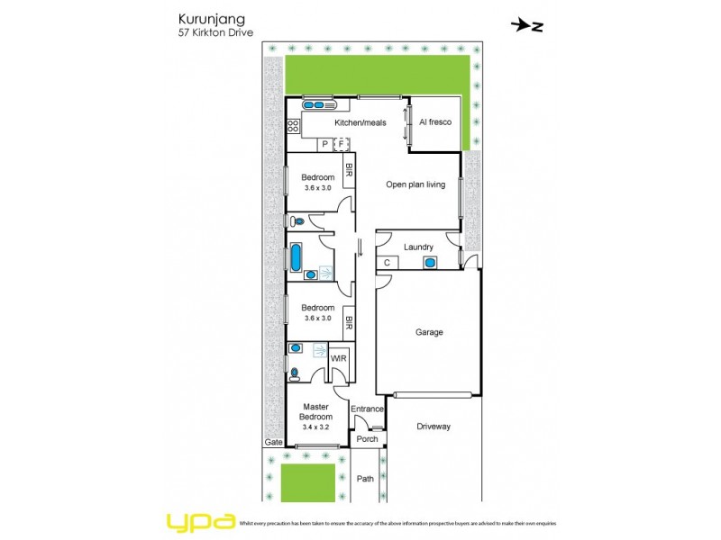 57 Kirkton Drive, Kurunjang VIC 3337 Floorplan