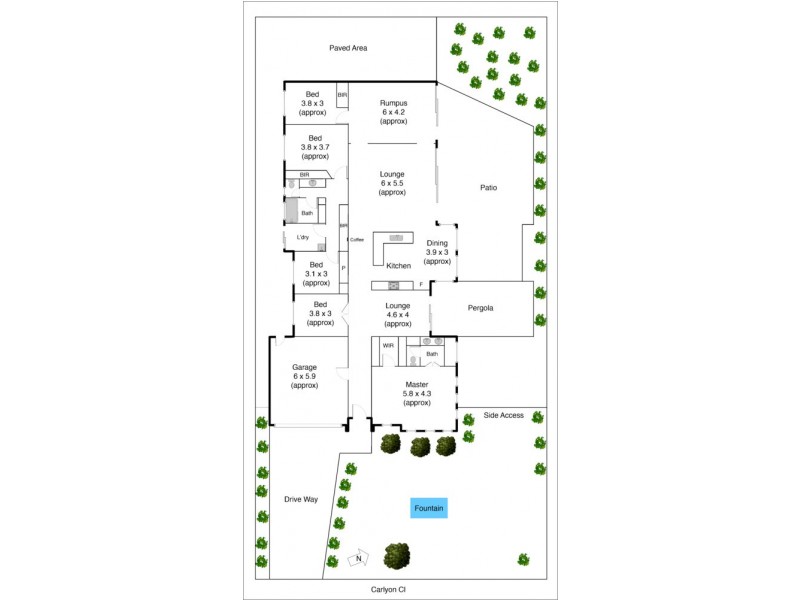 14 Carlyon Close, Melton West VIC 3337 Floorplan