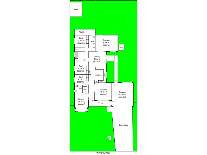 3 Wetherby Place, Melton West VIC 3337 Floorplan