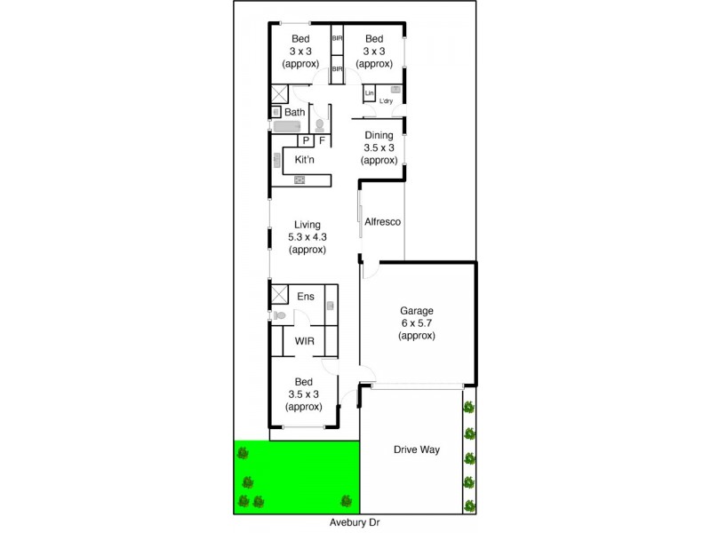 26 Avebury Drive, Melton South VIC 3338 Floorplan