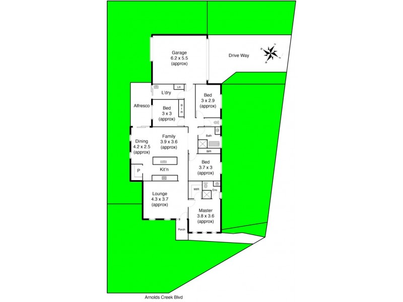 18 Arnolds Creek Boulevard, Melton West VIC 3337 Floorplan