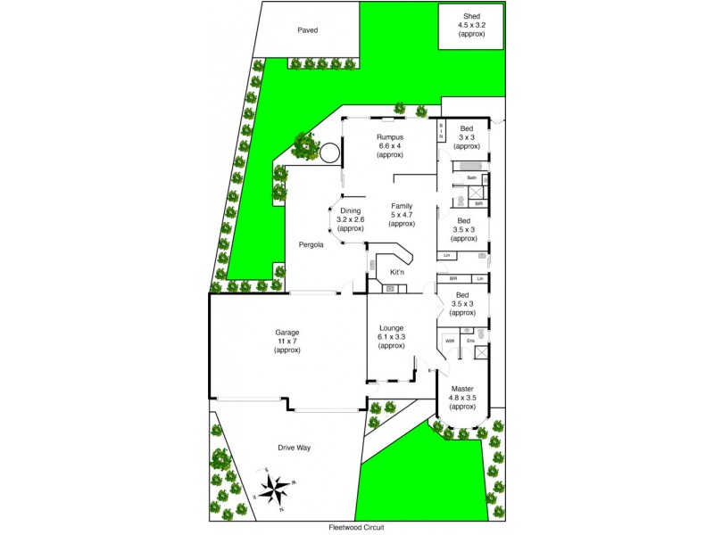 31 Fleetwood Circuit, Melton West VIC 3337 Floorplan