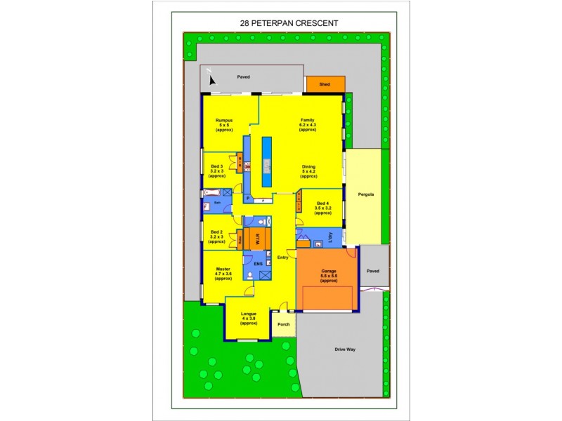 28 Peter Pan Crescent, Kurunjang VIC 3337 Floorplan
