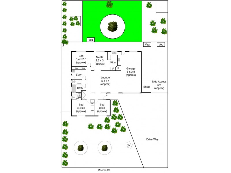 5 Moodie Street, Melton South VIC 3338 Floorplan