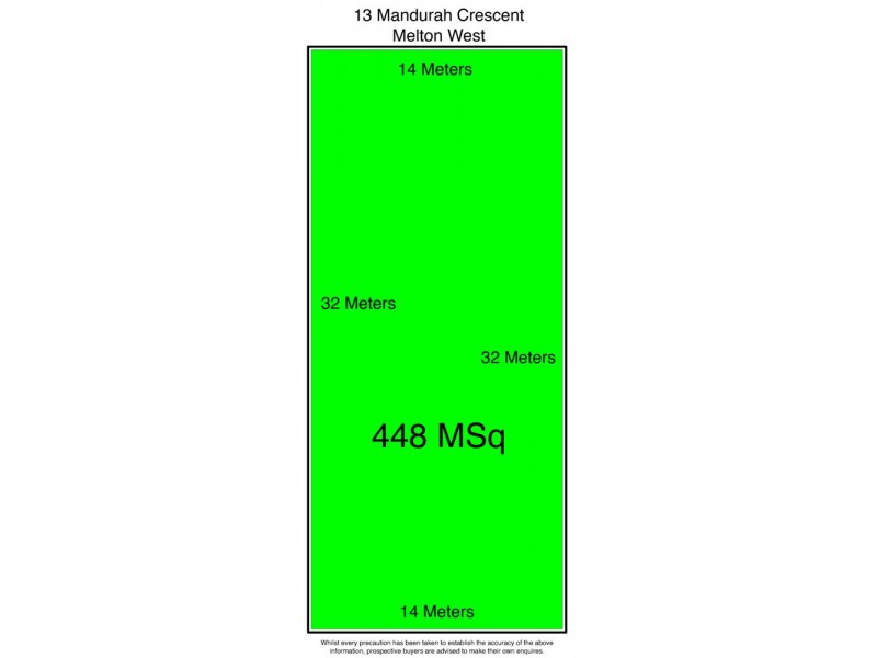 13 Mandurah Crescent, Melton West VIC 3337 Floorplan