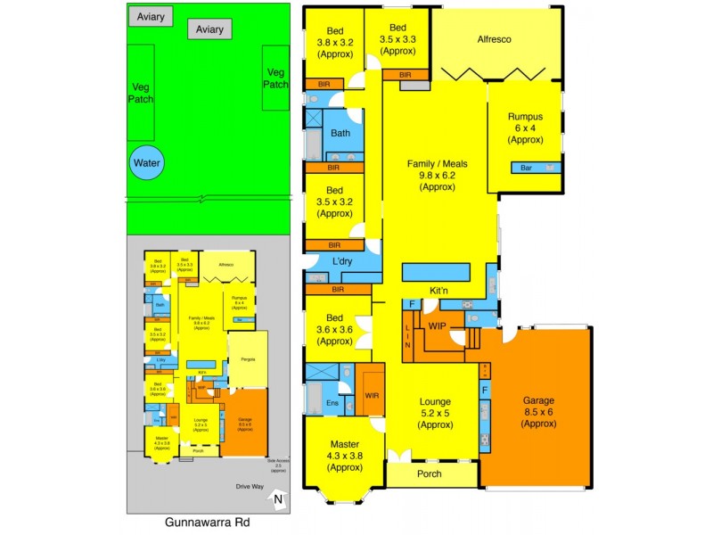 2 Gunnawarra Road, Kurunjang VIC 3337 Floorplan