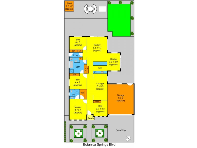 196 Botanica Springs Boulevard, Brookfield VIC 3338 Floorplan