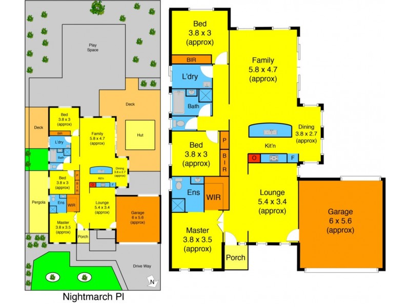 8 Nightmarch Place, Kurunjang VIC 3337 Floorplan