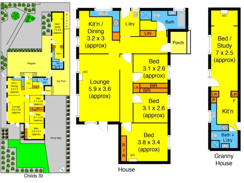 4 Childs Street, Melton South VIC 3338 Floorplan