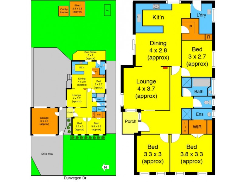1 Dunvegan Drive, Kurunjang VIC 3337 Floorplan